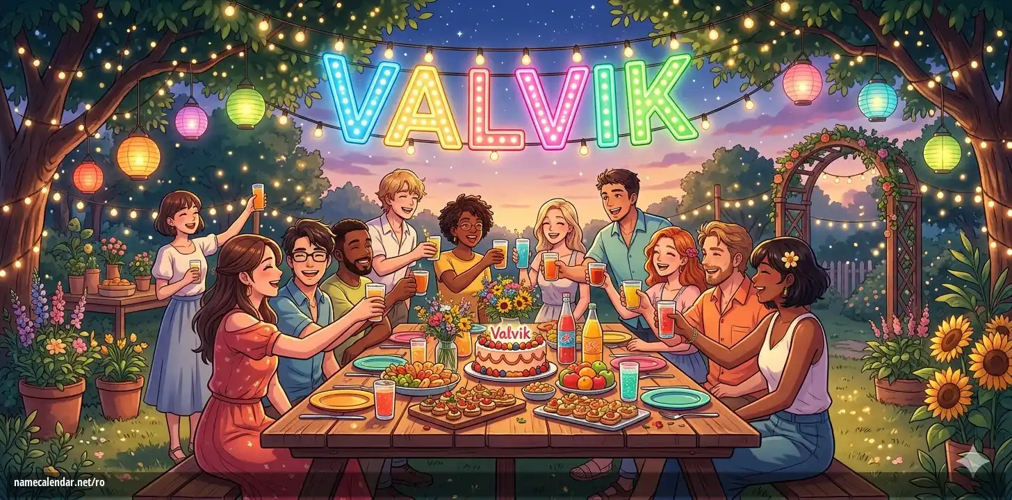 Sărbătorirea zilei onomastice și a numelui - Valvik