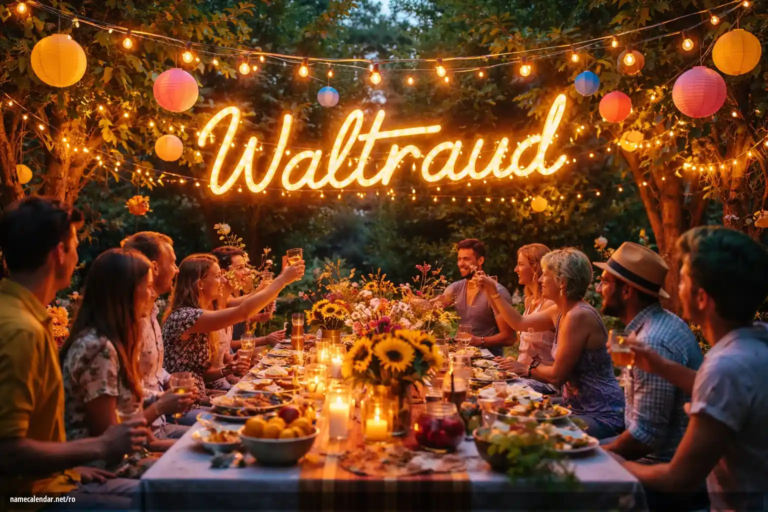 Sărbătorirea zilei onomastice și a numelui - Waltraud