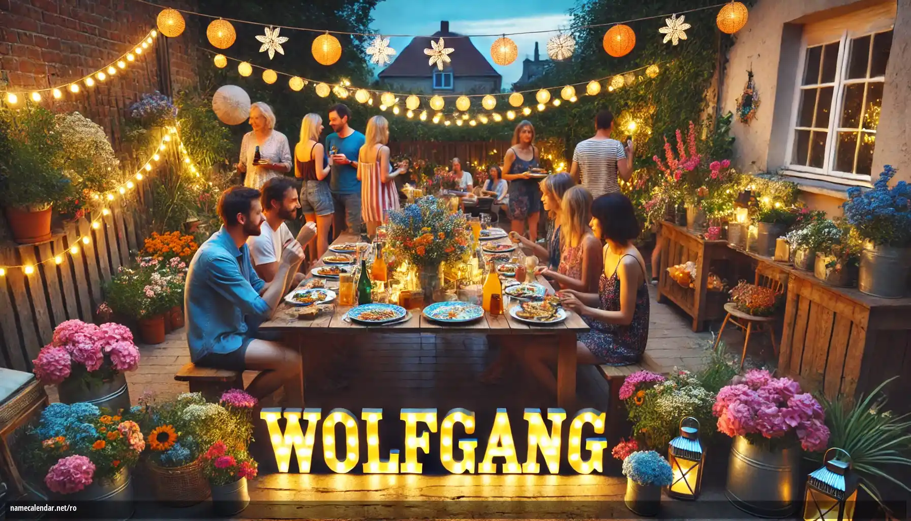 Sărbătorirea zilei onomastice și a numelui - Wolfgang