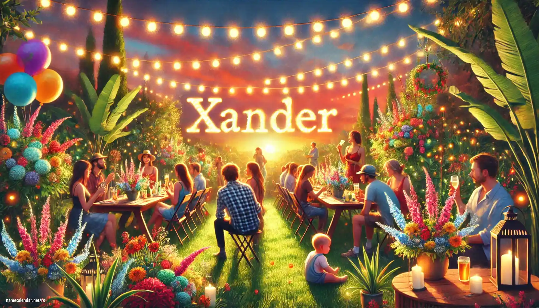 Sărbătorirea zilei onomastice și a numelui - Xander