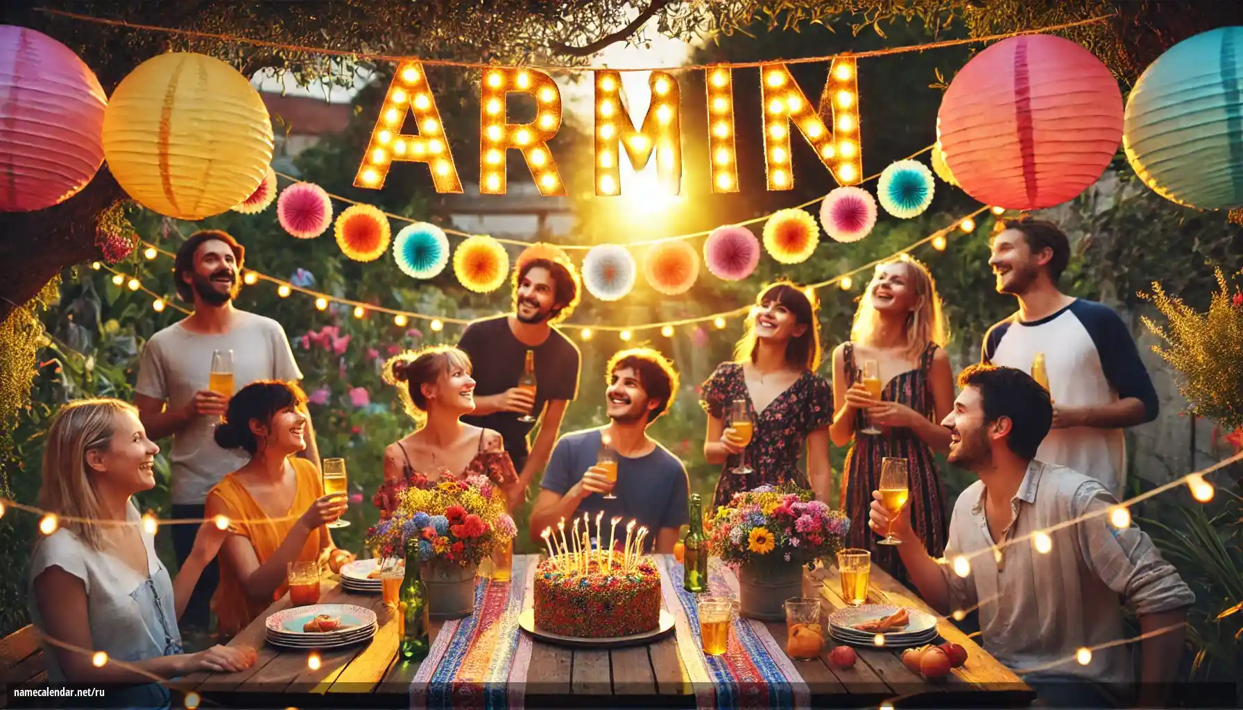 Празднование именин и именин - Ármin