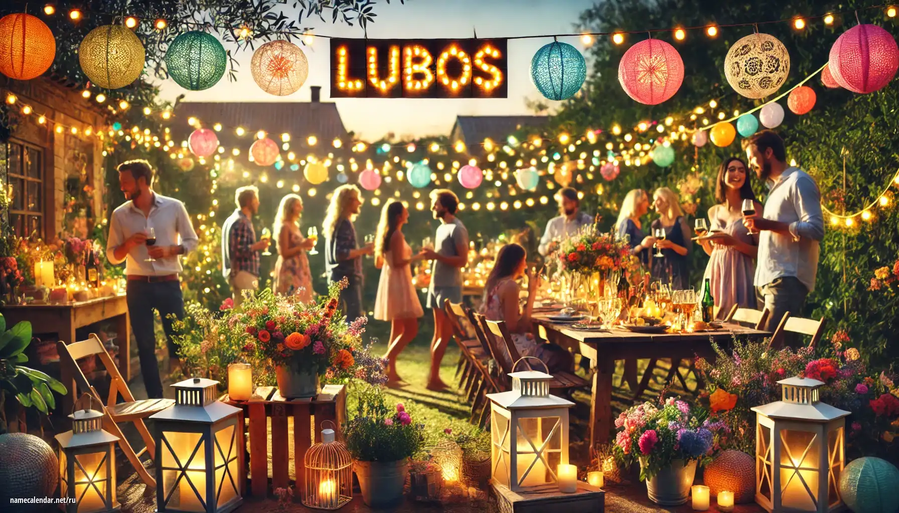 Празднование именин и именин - Ľuboš