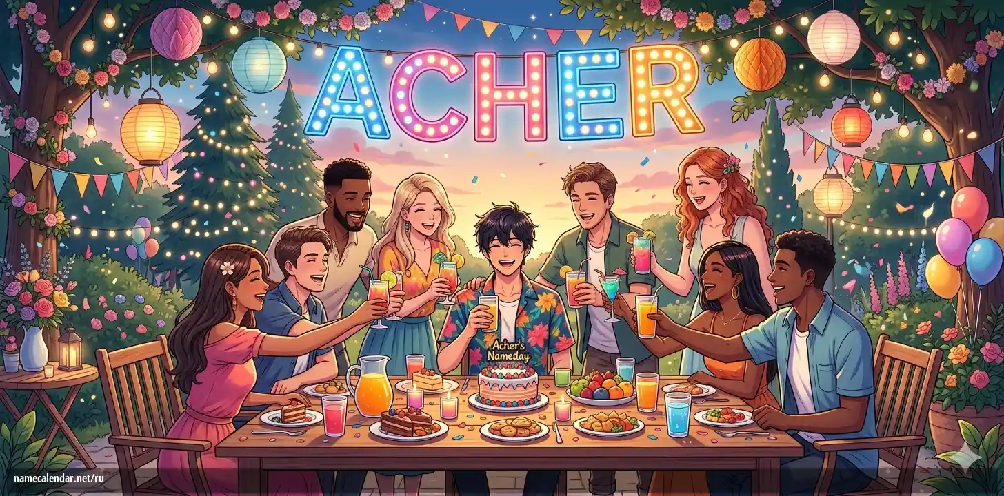 Празднование именин и именин - Acher