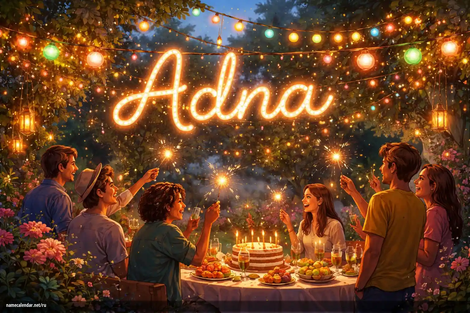 Празднование именин и именин - Adna