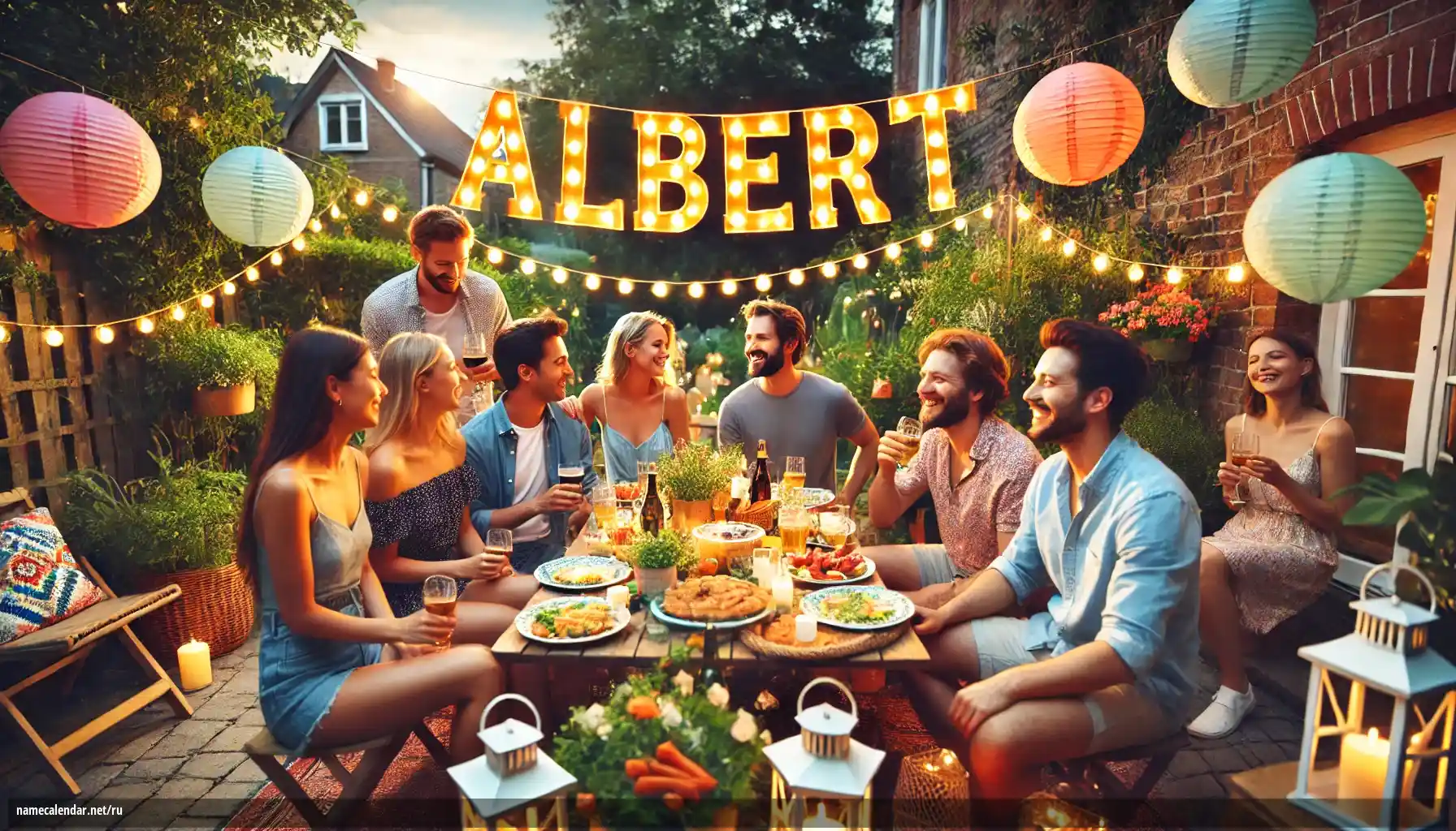 Празднование именин и именин - Albert