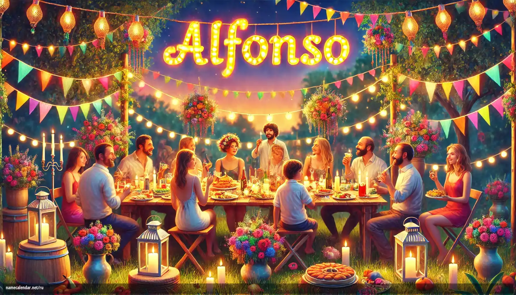Празднование именин и именин - Alfonso