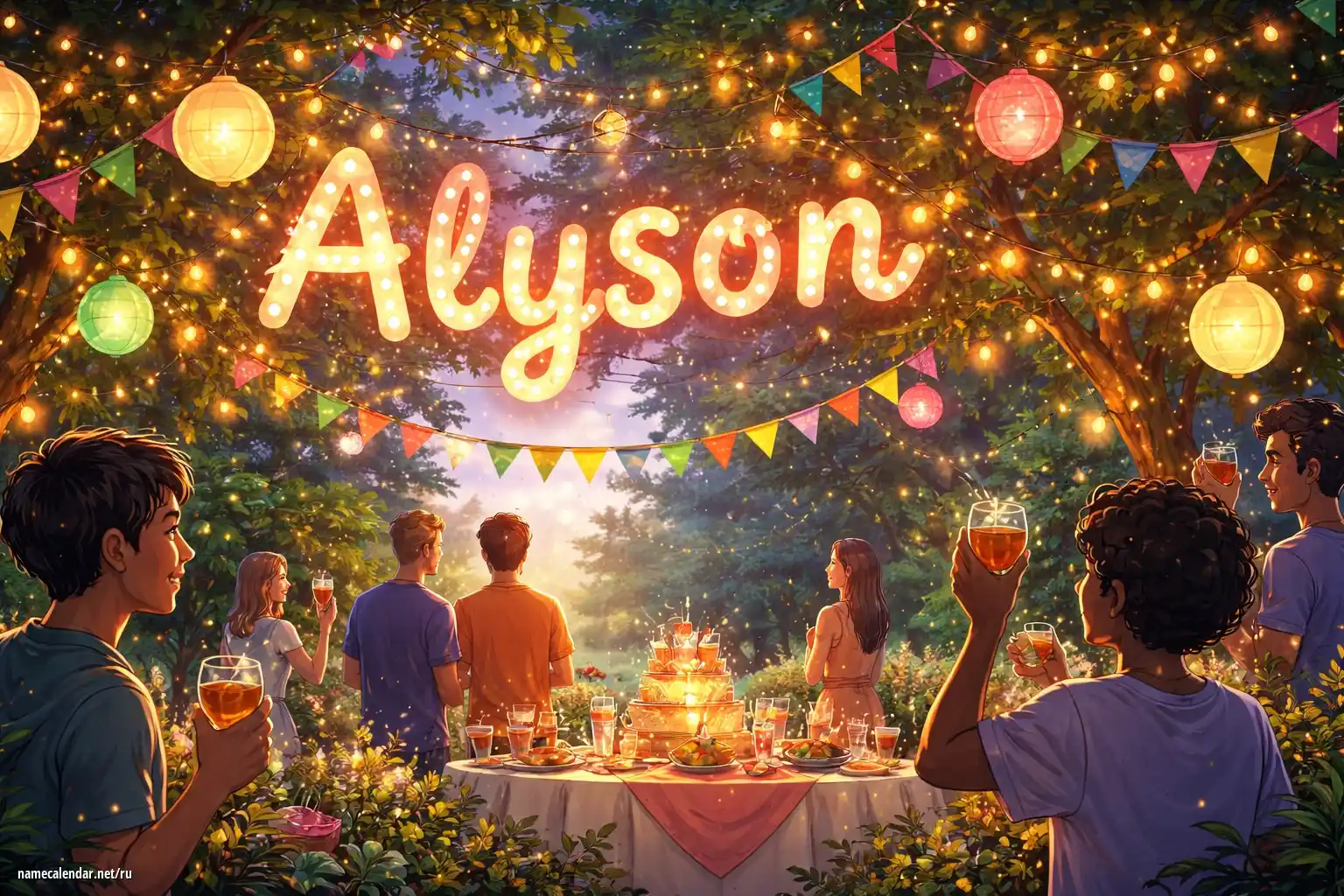 Празднование именин и именин - Alyson