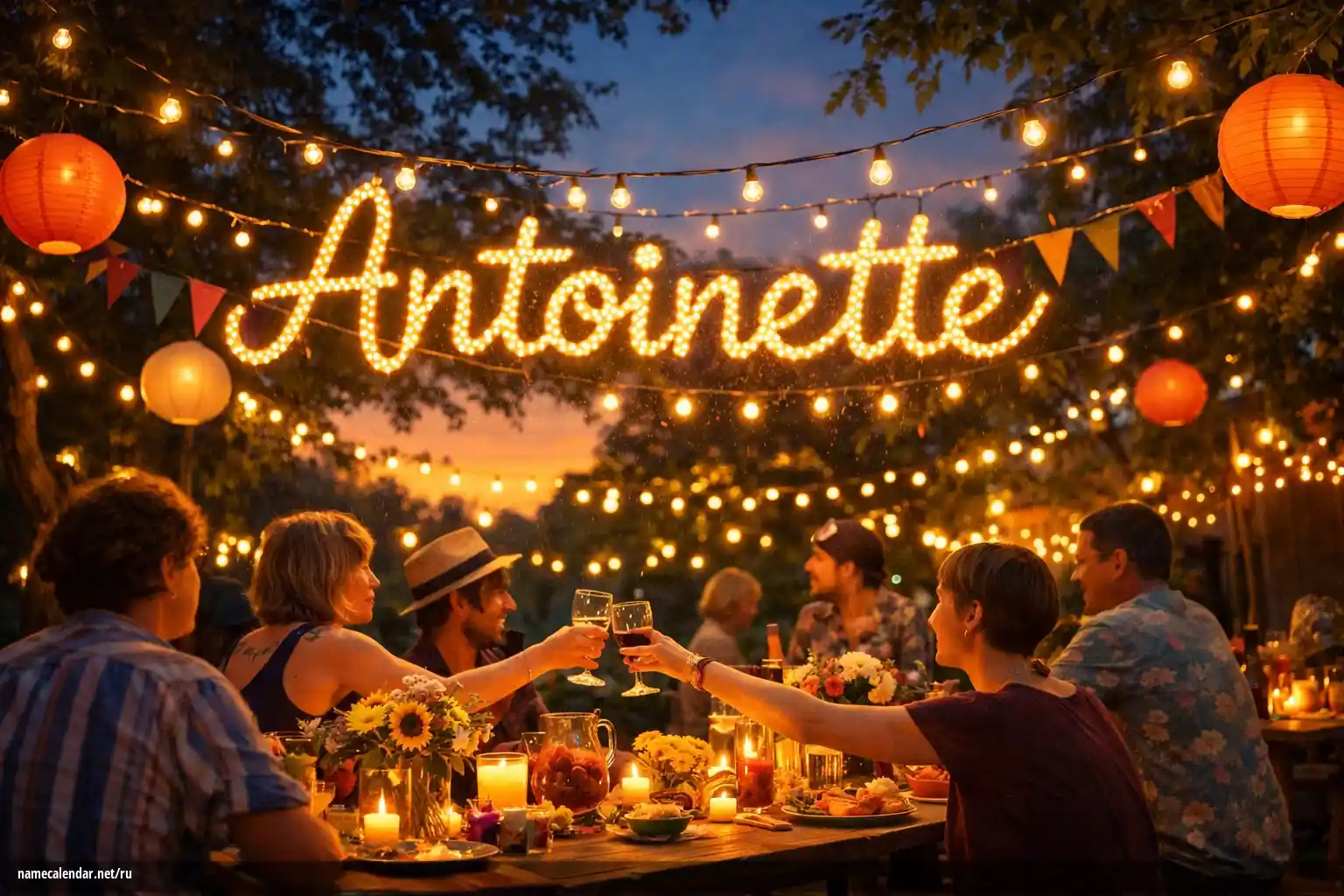 Празднование именин и именин - Antoinette