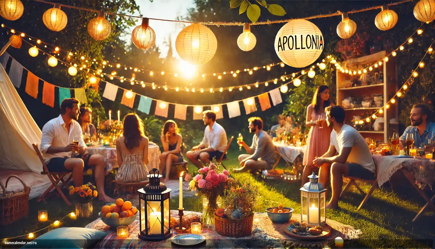 Празднование именин и именин - Apollónia