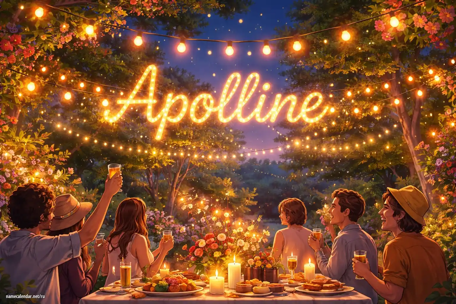Празднование именин и именин - Apolline