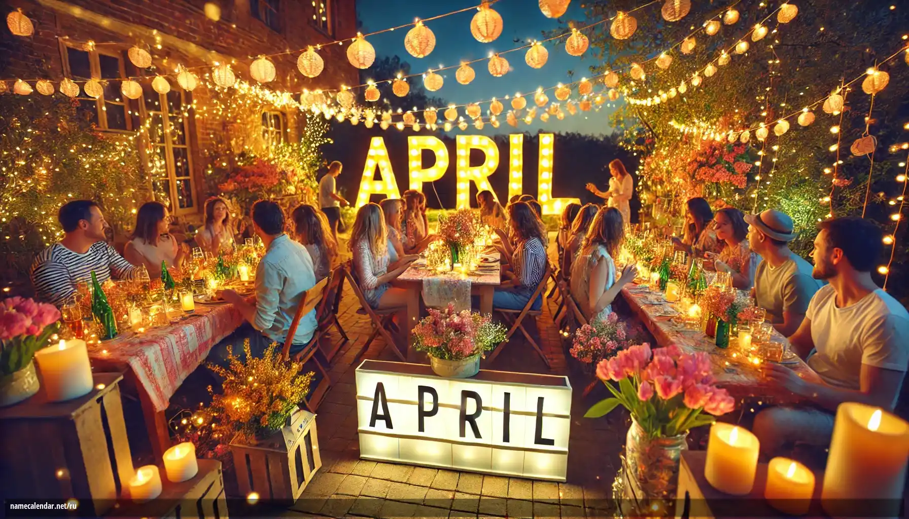 Празднование именин и именин - April