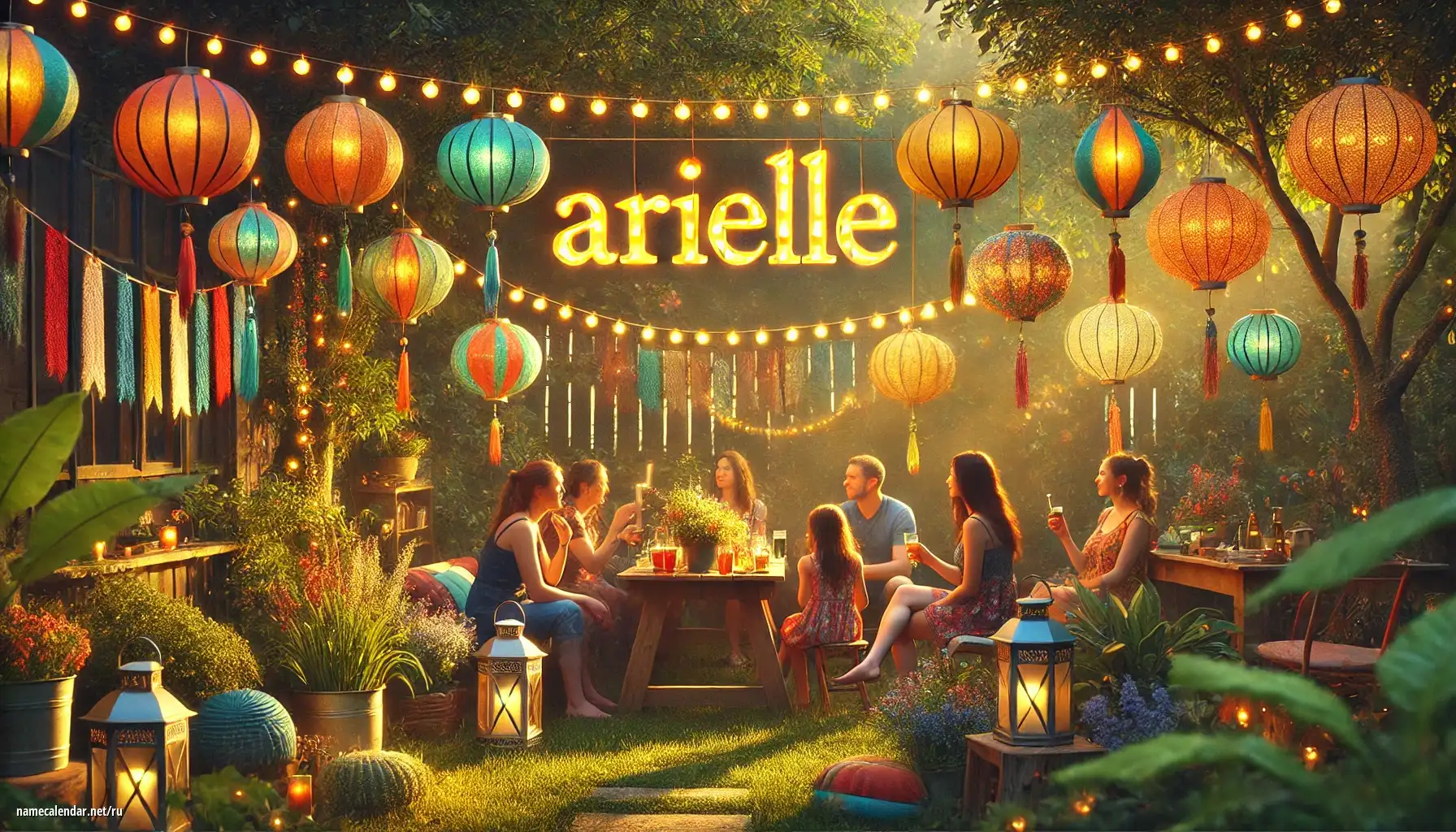 Празднование именин и именин - Arielle