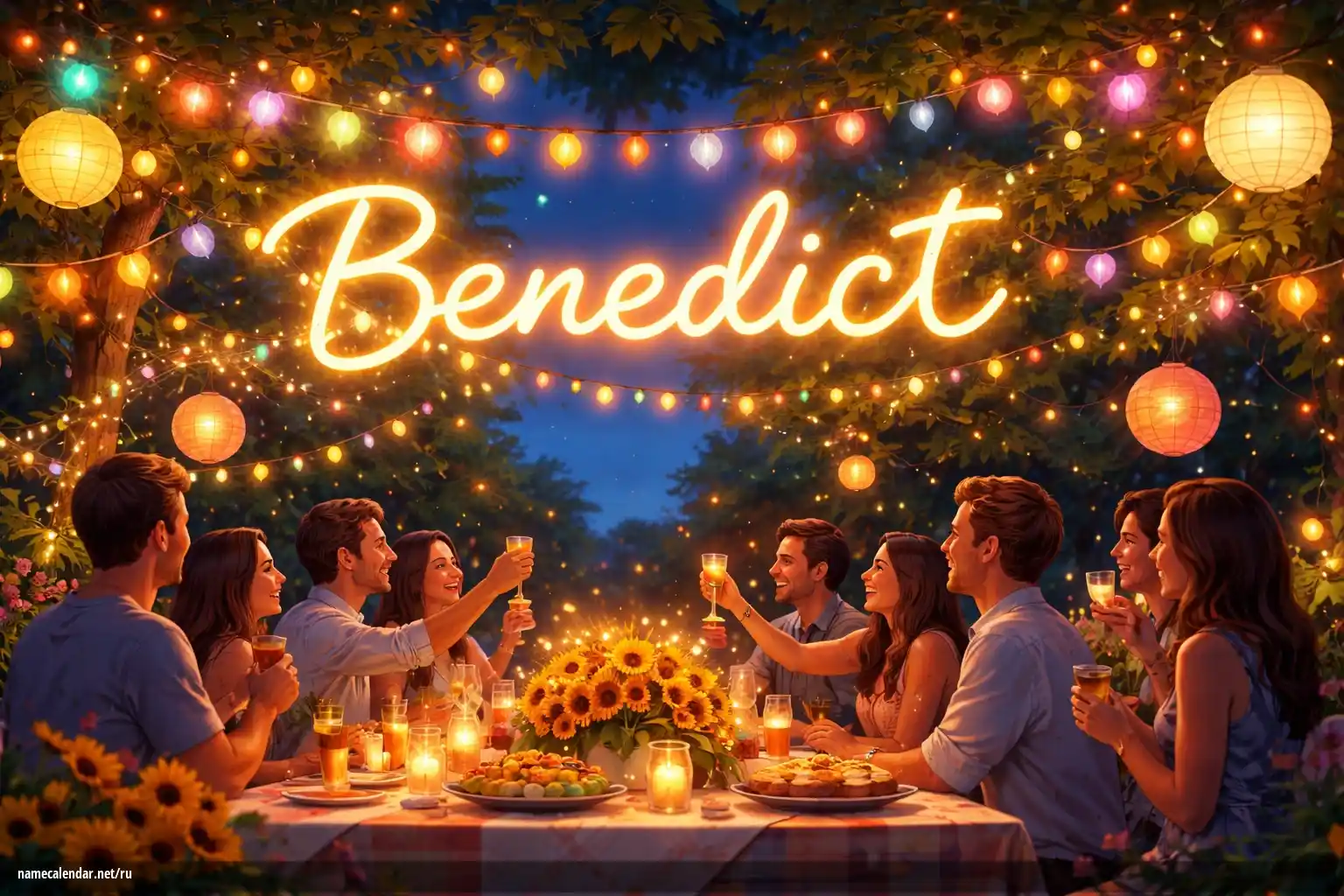 Празднование именин и именин - Benedict