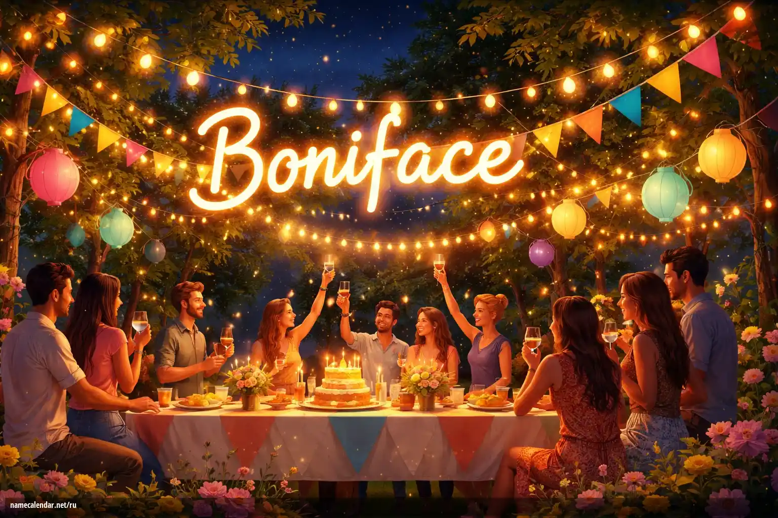 Празднование именин и именин - Boniface