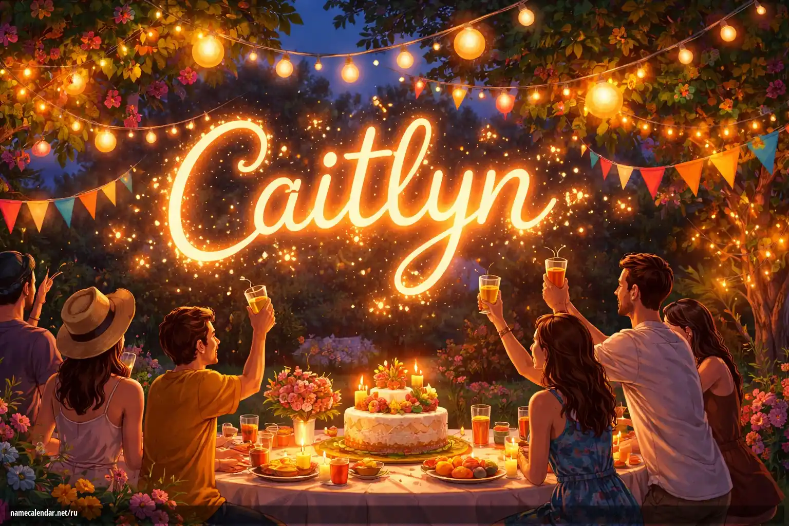 Празднование именин и именин - Caitlyn