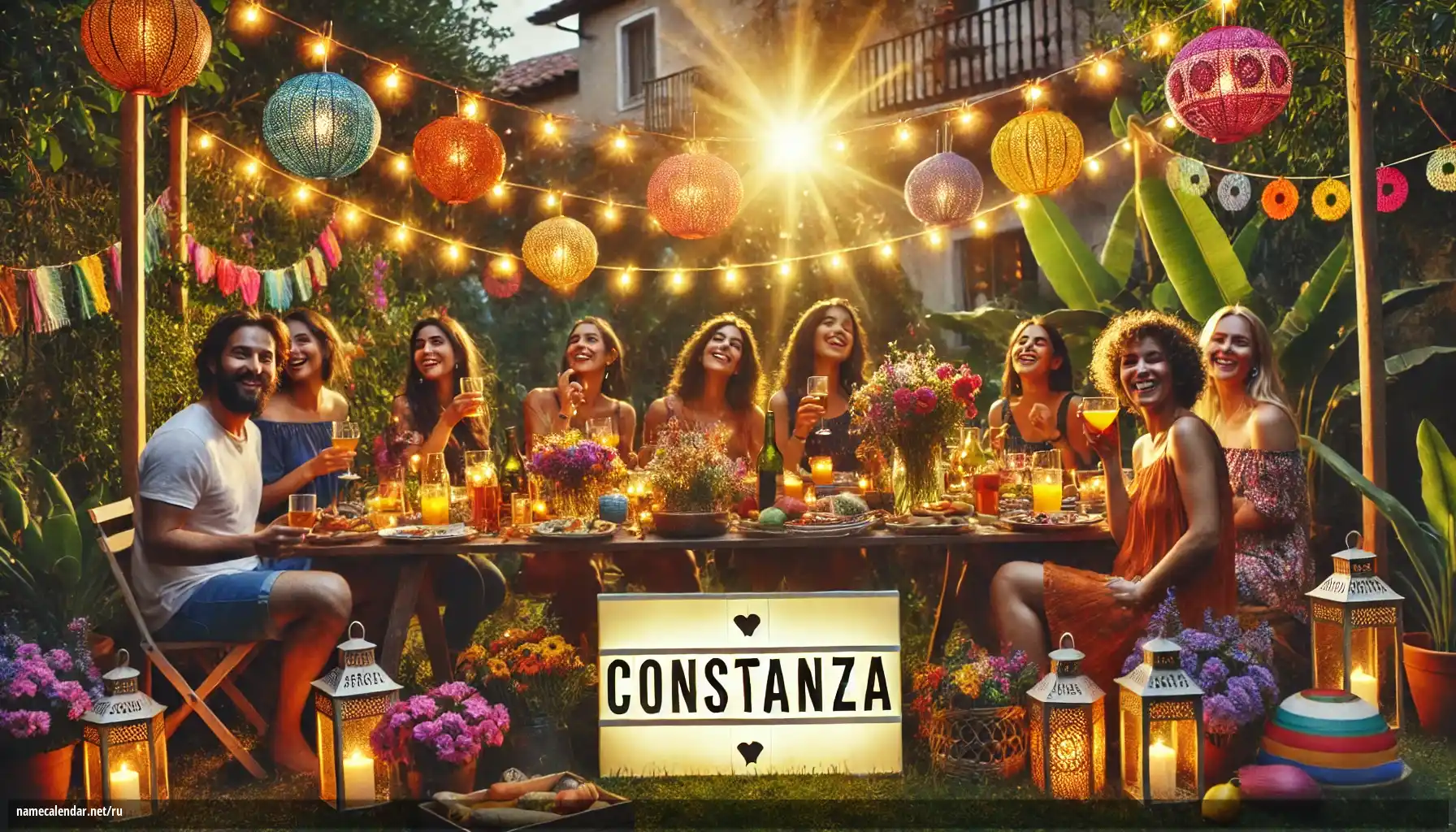 Празднование именин и именин - Constanza
