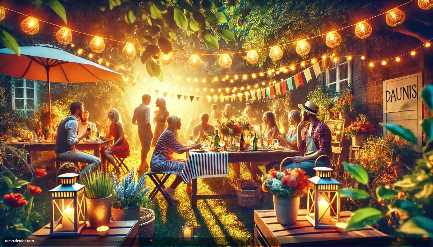 Празднование именин и именин - Daunis