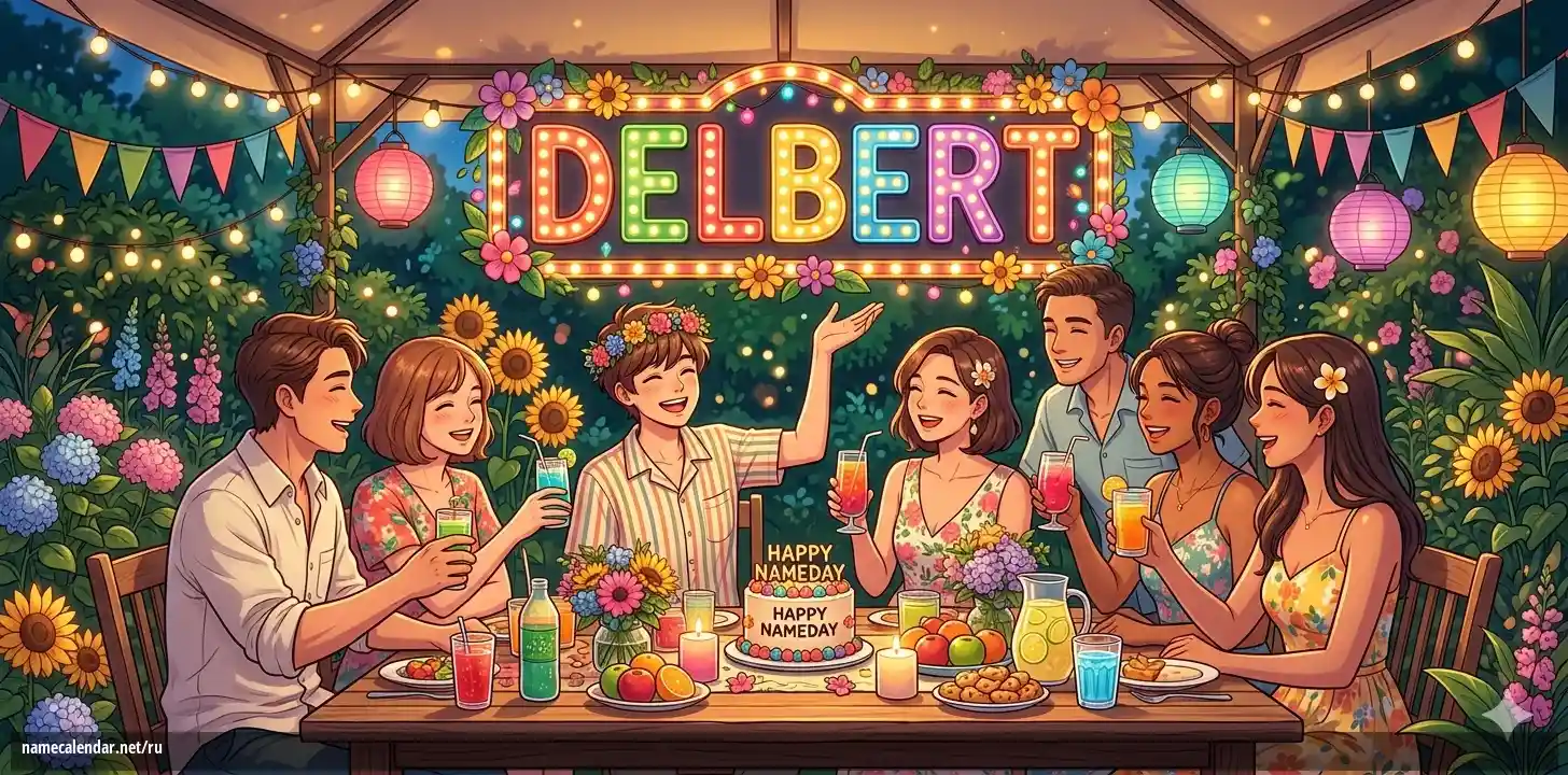 Празднование именин и именин - Delbert