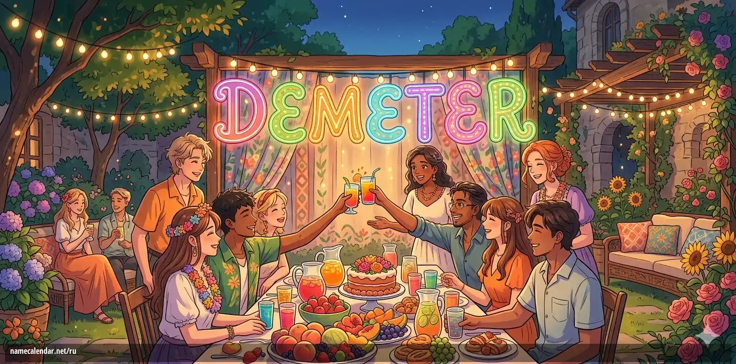 Празднование именин и именин - Demeter