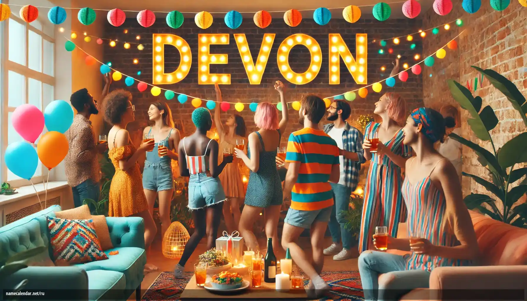 Празднование именин и именин - Devon