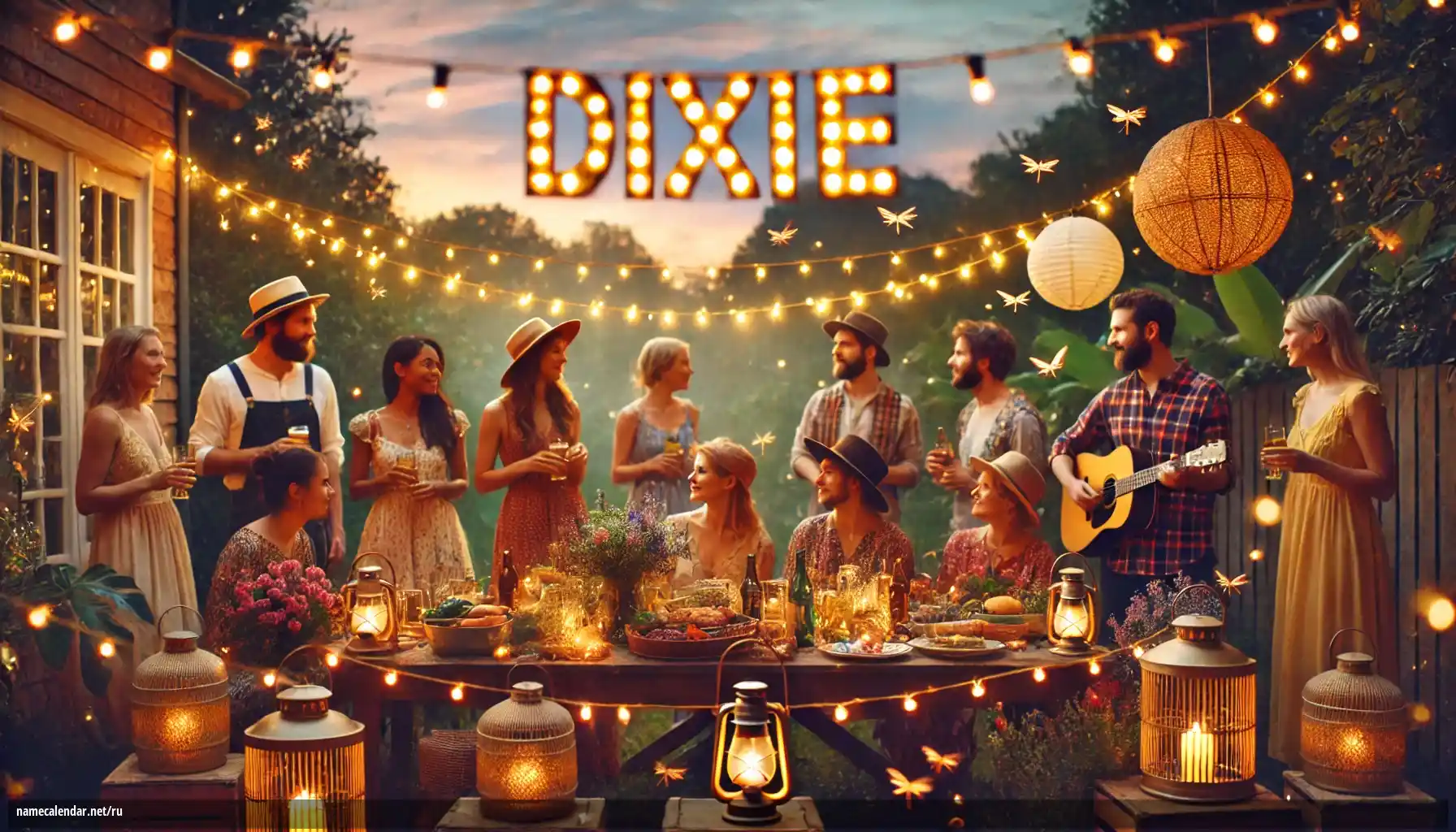 Празднование именин и именин - Dixie