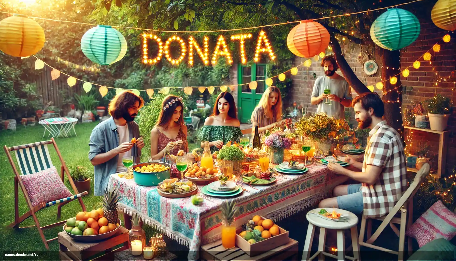 Празднование именин и именин - Donata