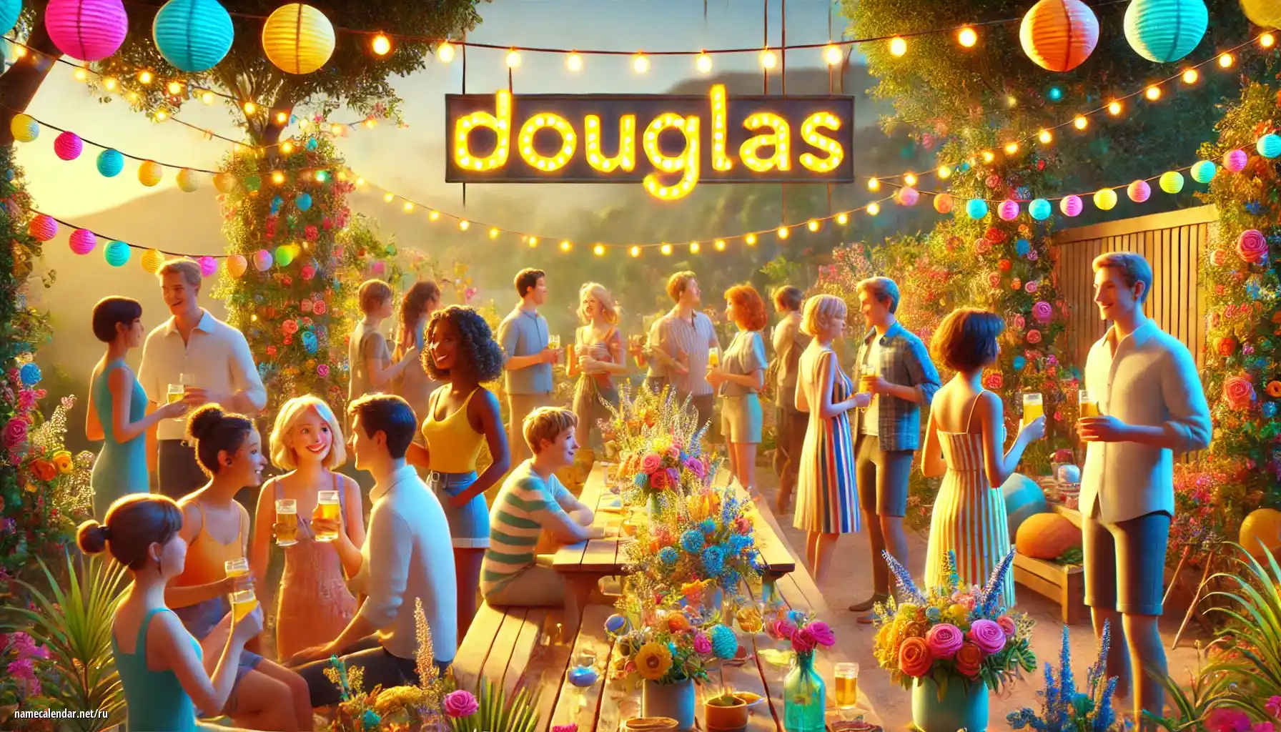 Празднование именин и именин - Douglas