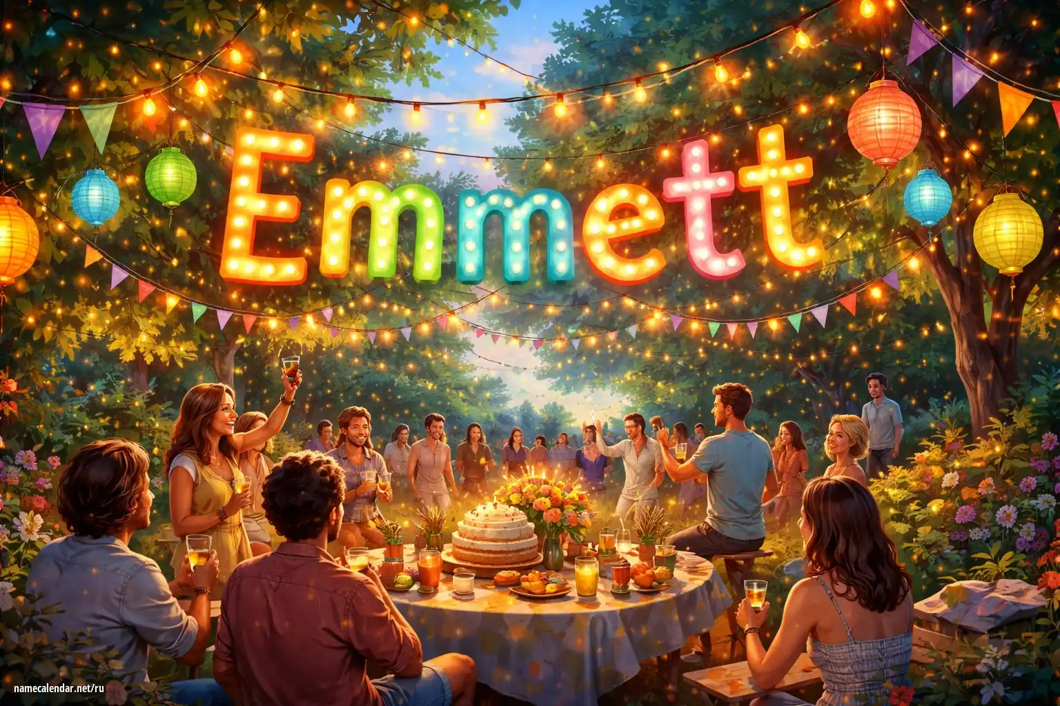 Празднование именин и именин - Emmett