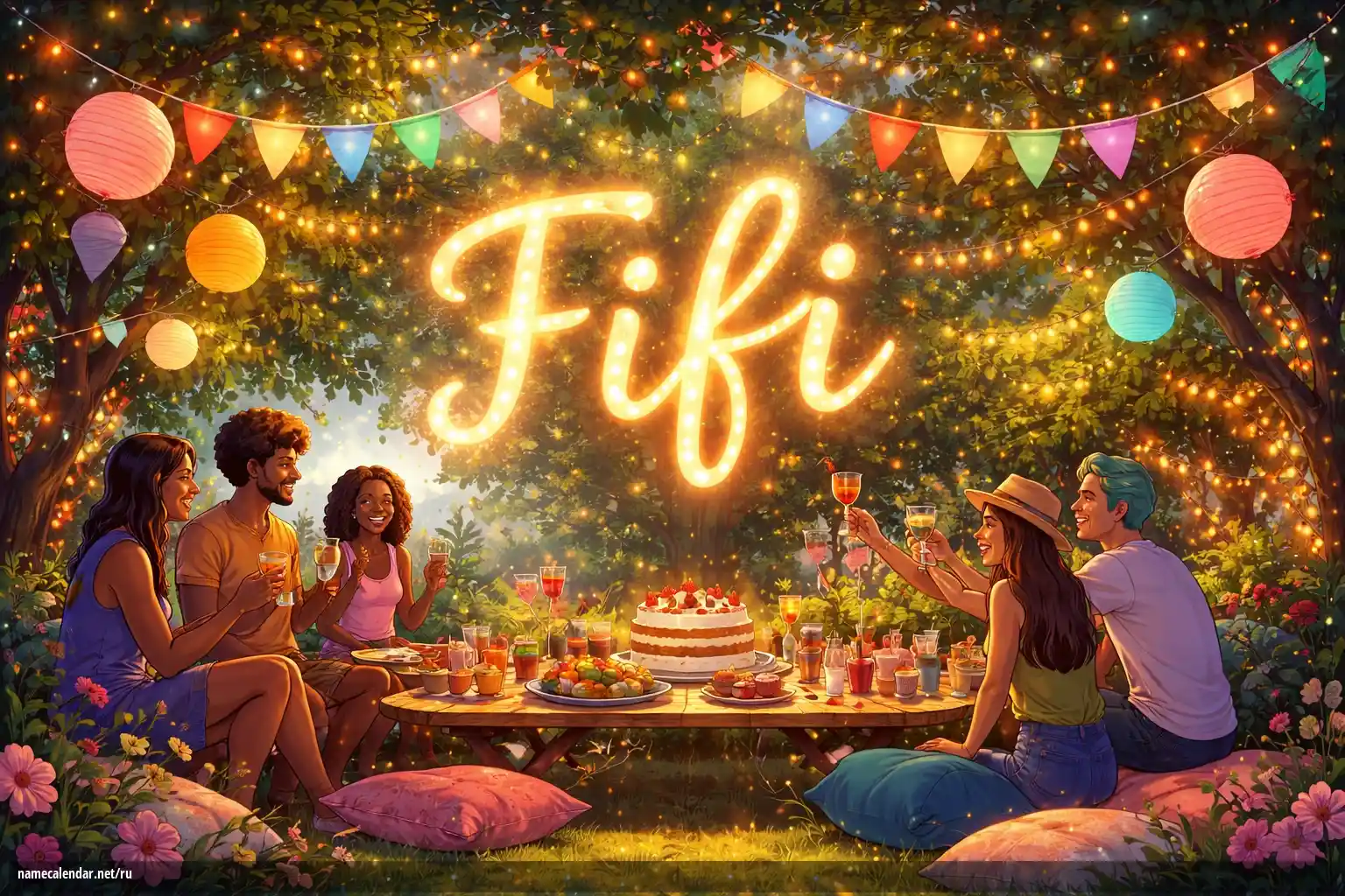 Празднование именин и именин - Fifi