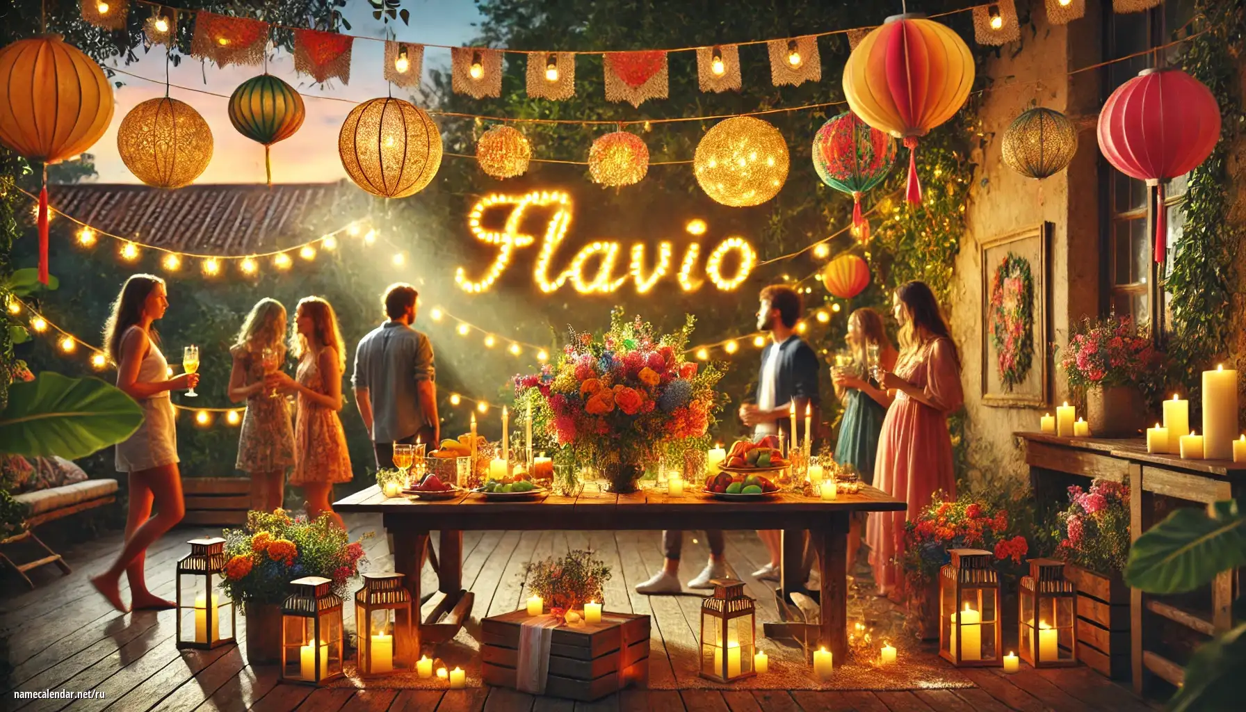 Празднование именин и именин - Flavio
