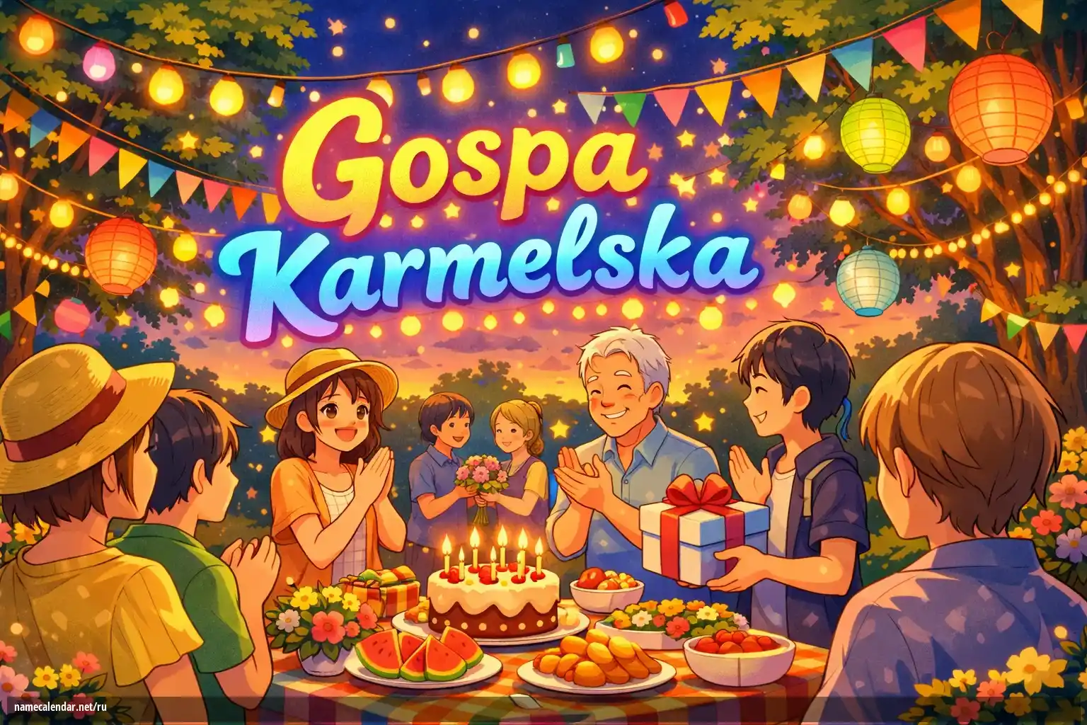 Празднование именин и именин - Gospa Karmelska