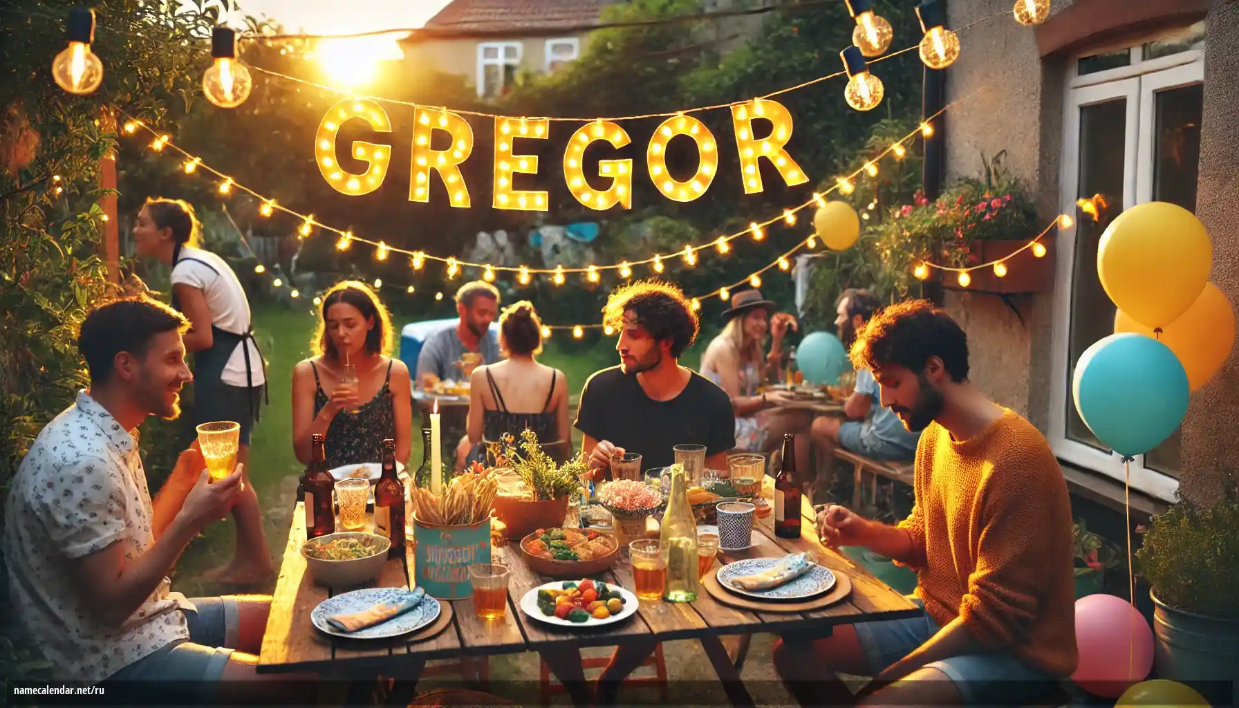 Празднование именин и именин - Gregor