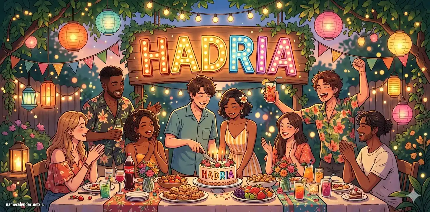 Празднование именин и именин - Hadria
