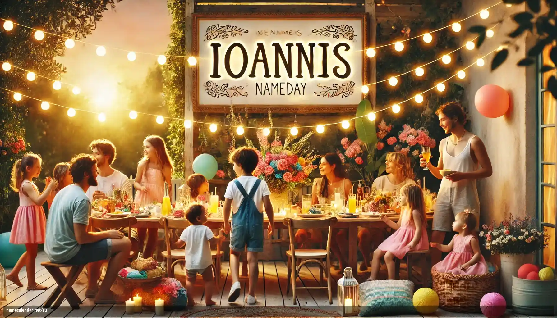 Празднование именин и именин - Ioannis