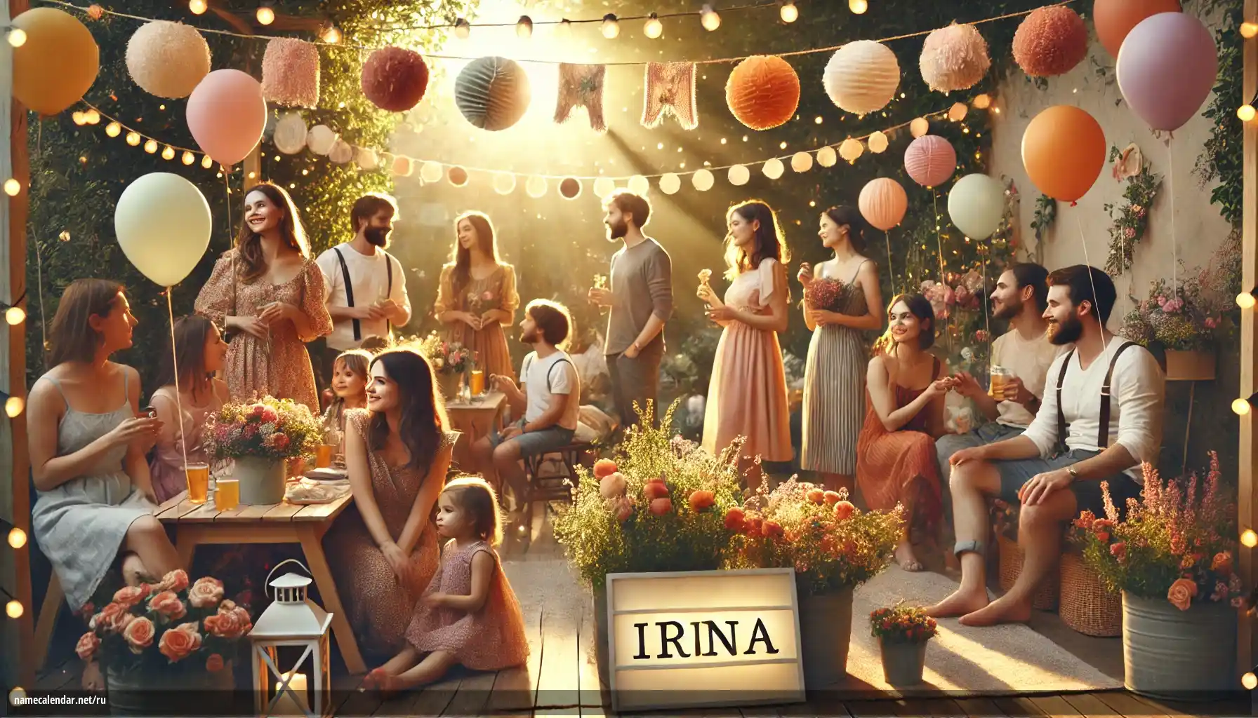 Празднование именин и именин - Irina