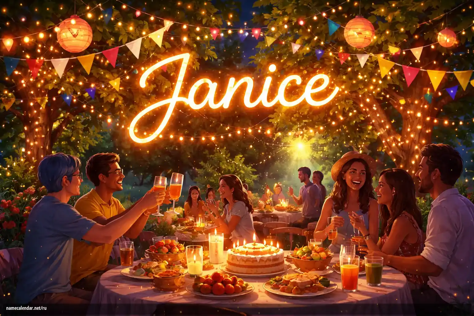Празднование именин и именин - Janice