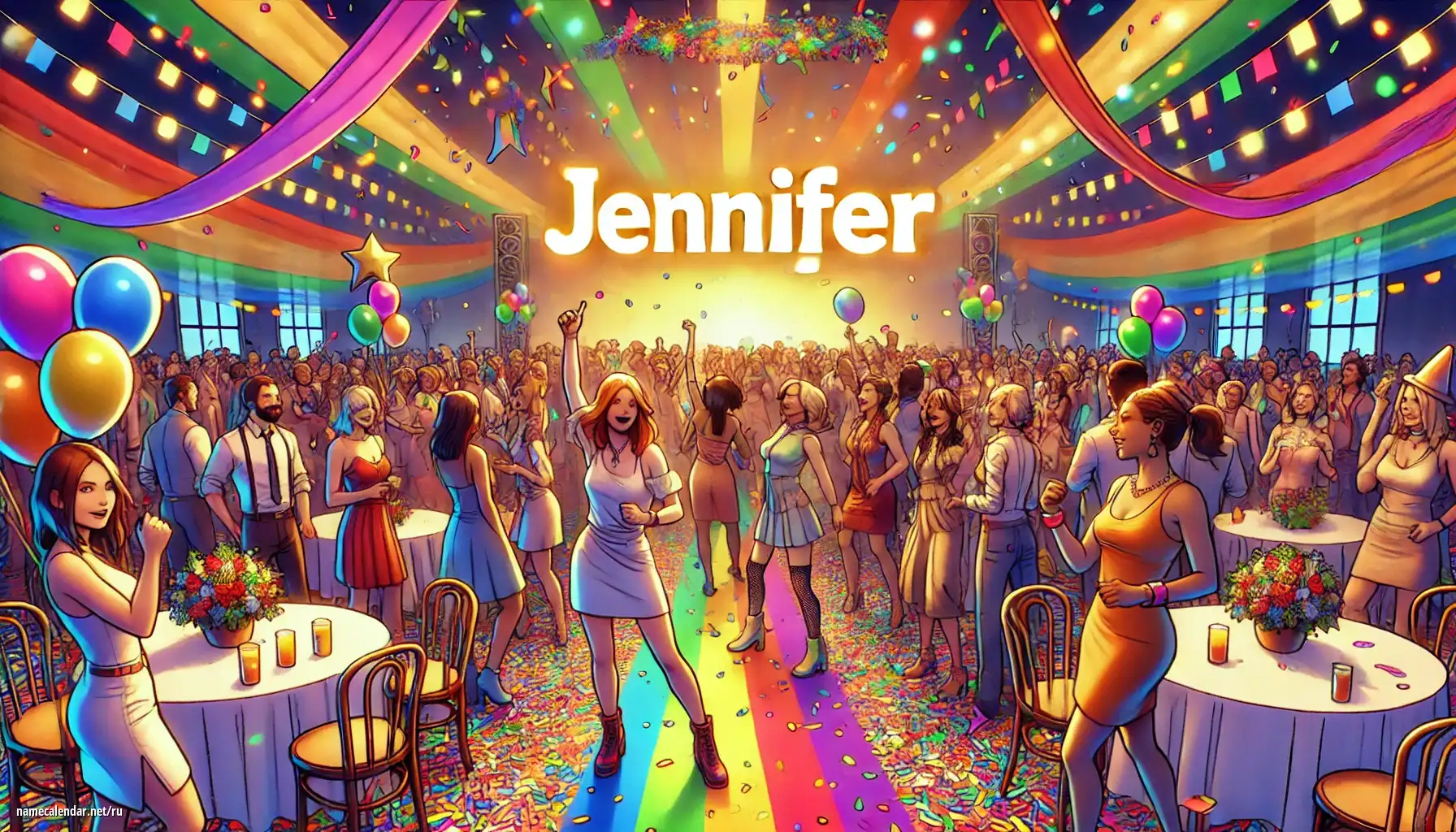 Празднование именин и именин - Jennifer