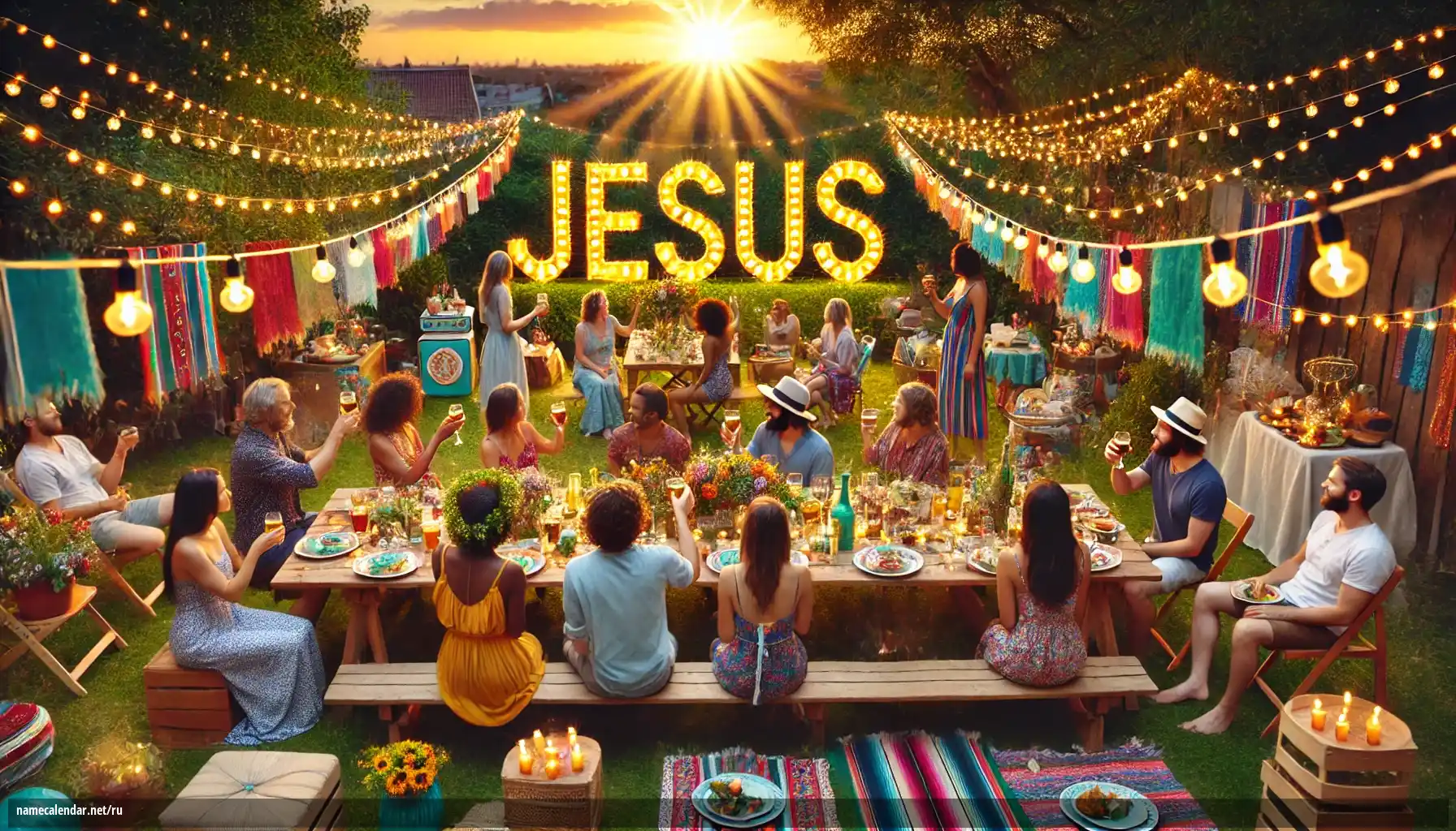 Празднование именин и именин - Jesus