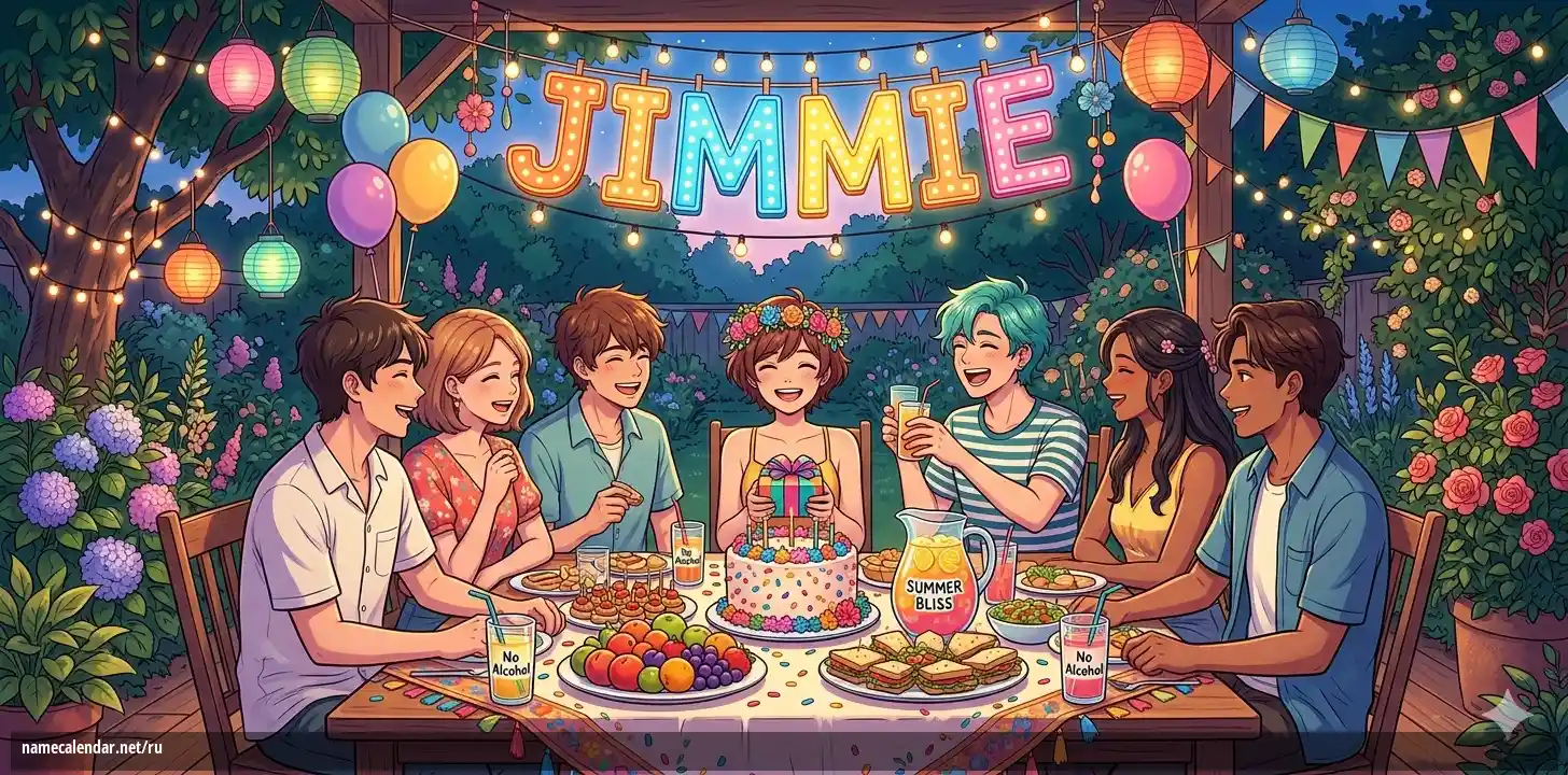 Празднование именин и именин - Jimmie