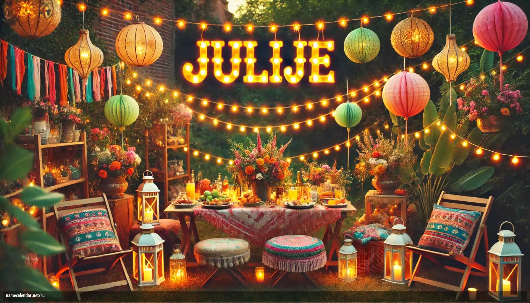 Празднование именин и именин - Julije