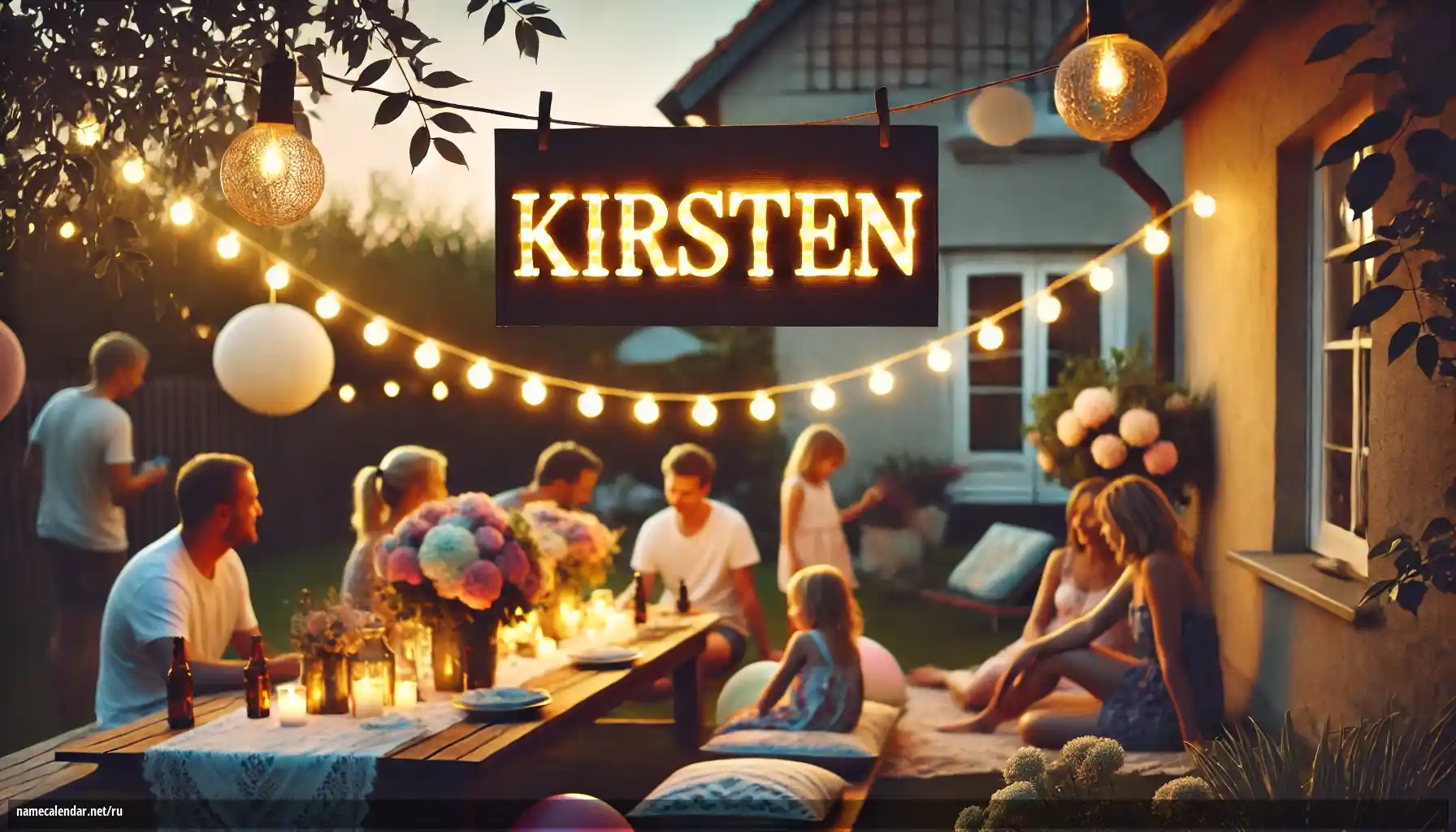 Празднование именин и именин - Kirsten