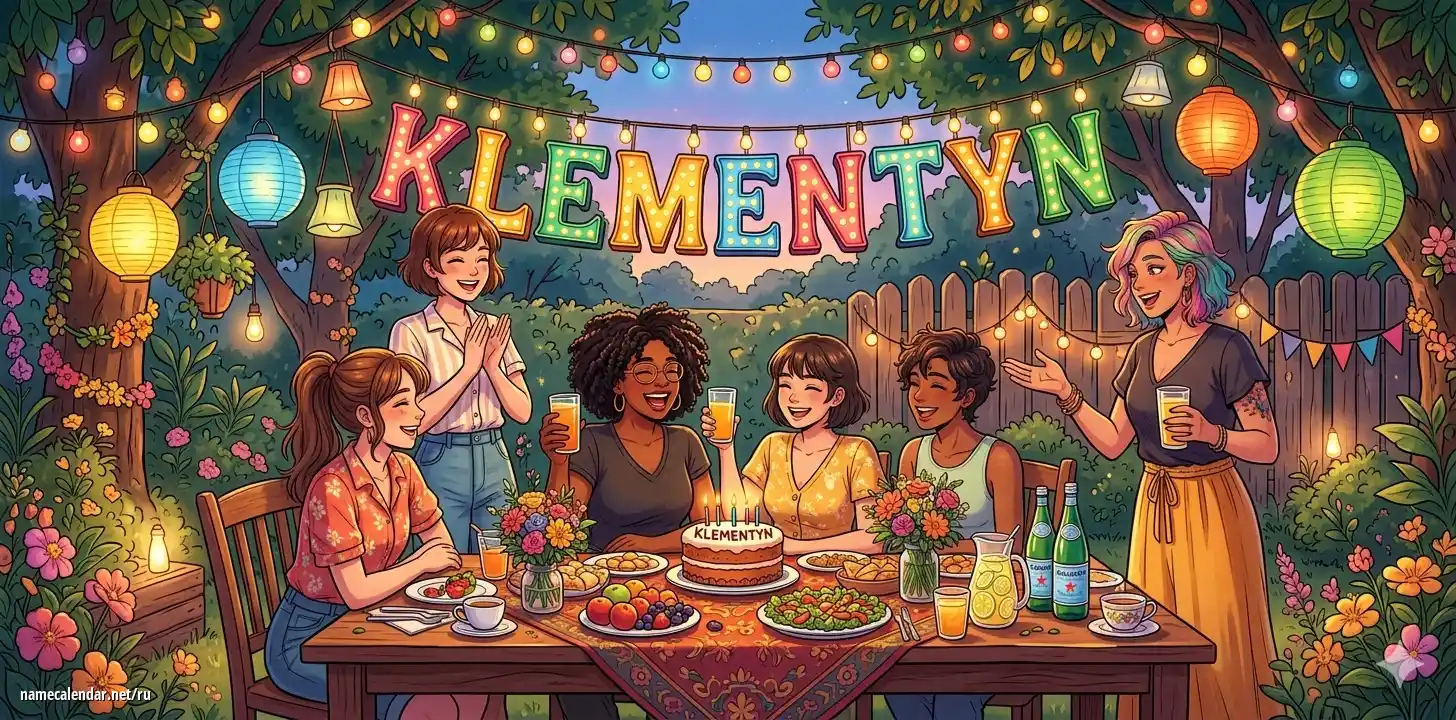 Празднование именин и именин - Klementyn