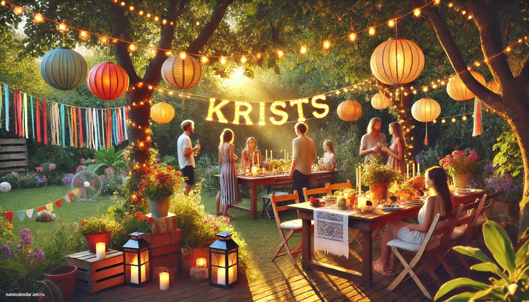 Празднование именин и именин - Krists