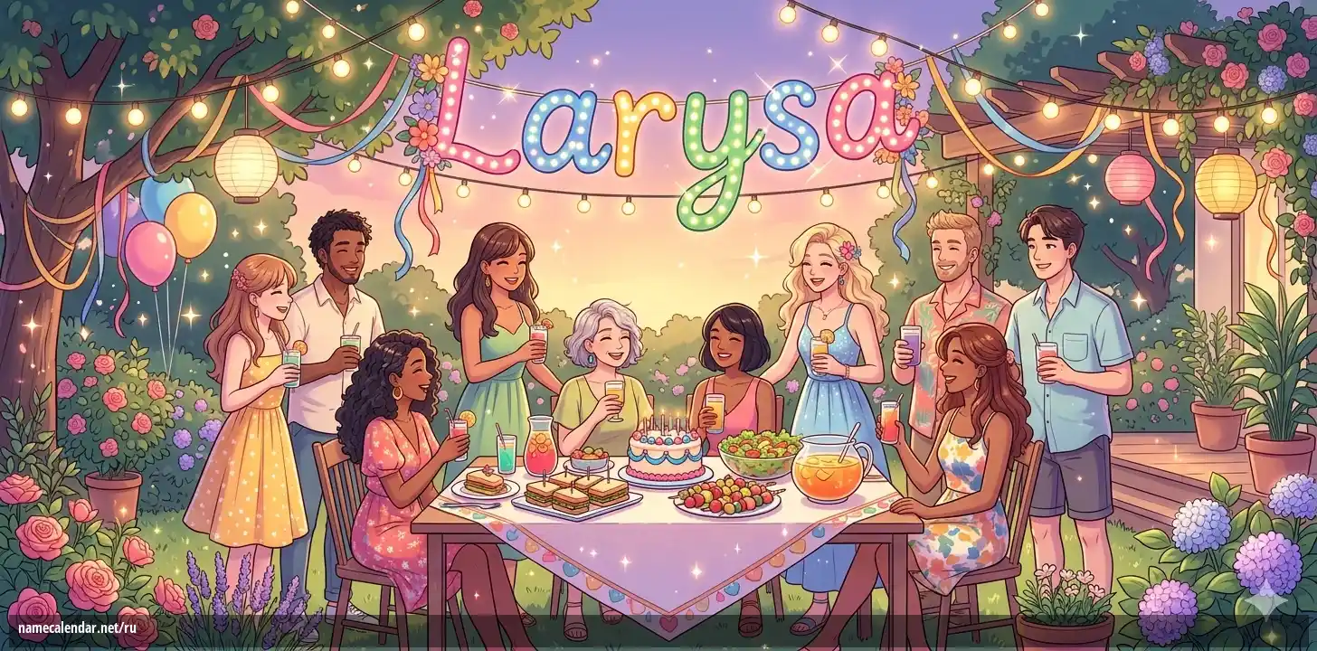 Празднование именин и именин - Larysa