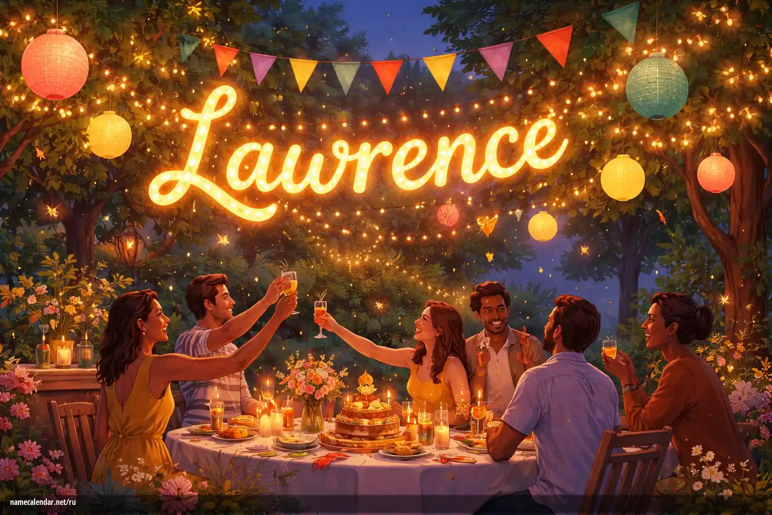 Празднование именин и именин - Lawrence