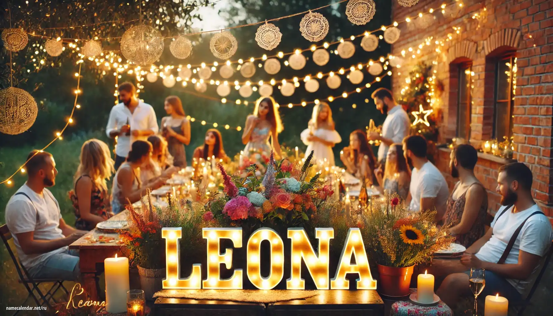 Празднование именин и именин - Leona