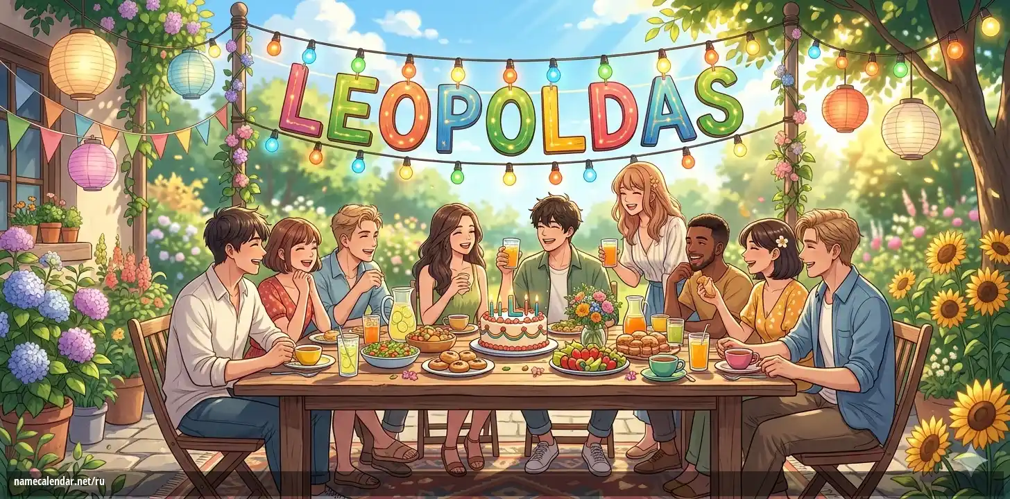 Празднование именин и именин - Leopoldas