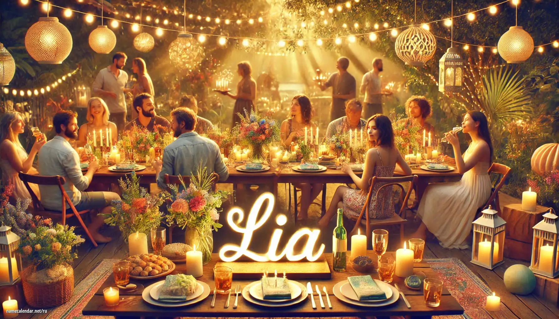 Празднование именин и именин - Lia