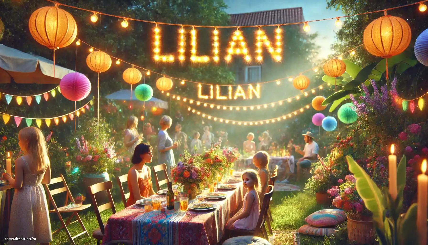 Празднование именин и именин - Lilian