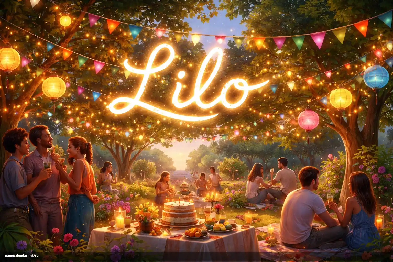 Празднование именин и именин - Lilo